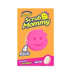 Scrub Mommy 4 Pack Dual Sided Scrubber + Sponge