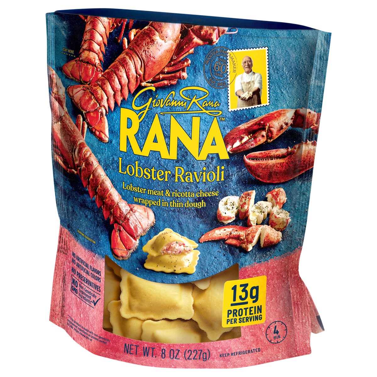 slide 11 of 14, Rana Lobster Ravioli, 8 oz