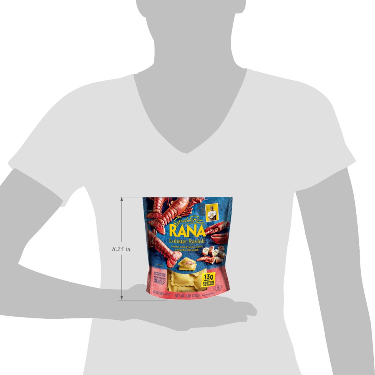 slide 9 of 14, Rana Lobster Ravioli, 8 oz