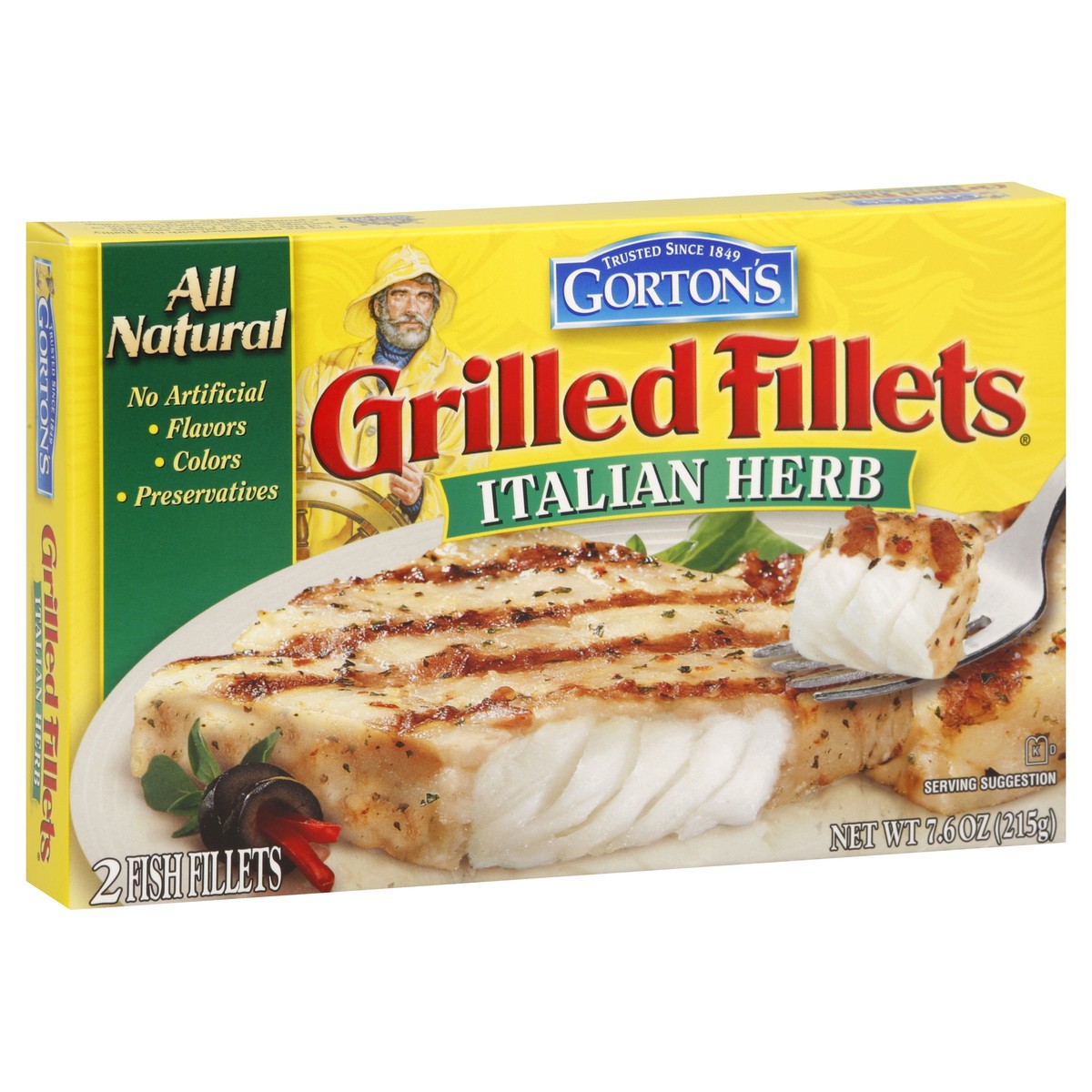 slide 3 of 4, Gorton's Grilled Fillets 2 ea, 2 ct