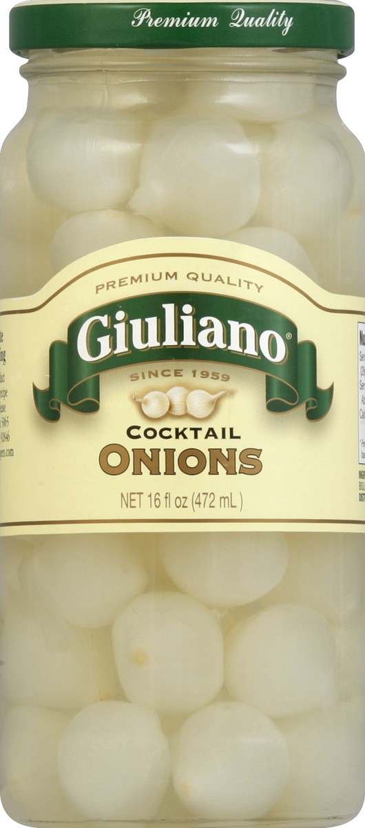 slide 2 of 2, Giuliano Cocktail Onions 16 oz, 16 oz