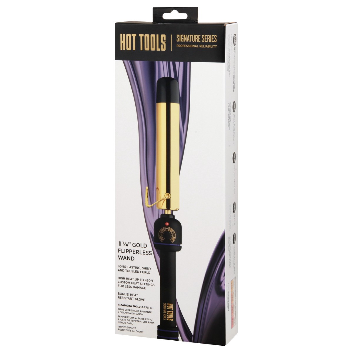 slide 2 of 11, Hot Tools Signature Series Gold 1-1/4 Inch Flipperless Wand 1 ea, 1 ea