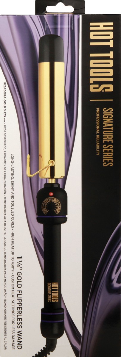 slide 3 of 11, Hot Tools Signature Series Gold 1-1/4 Inch Flipperless Wand 1 ea, 1 ea