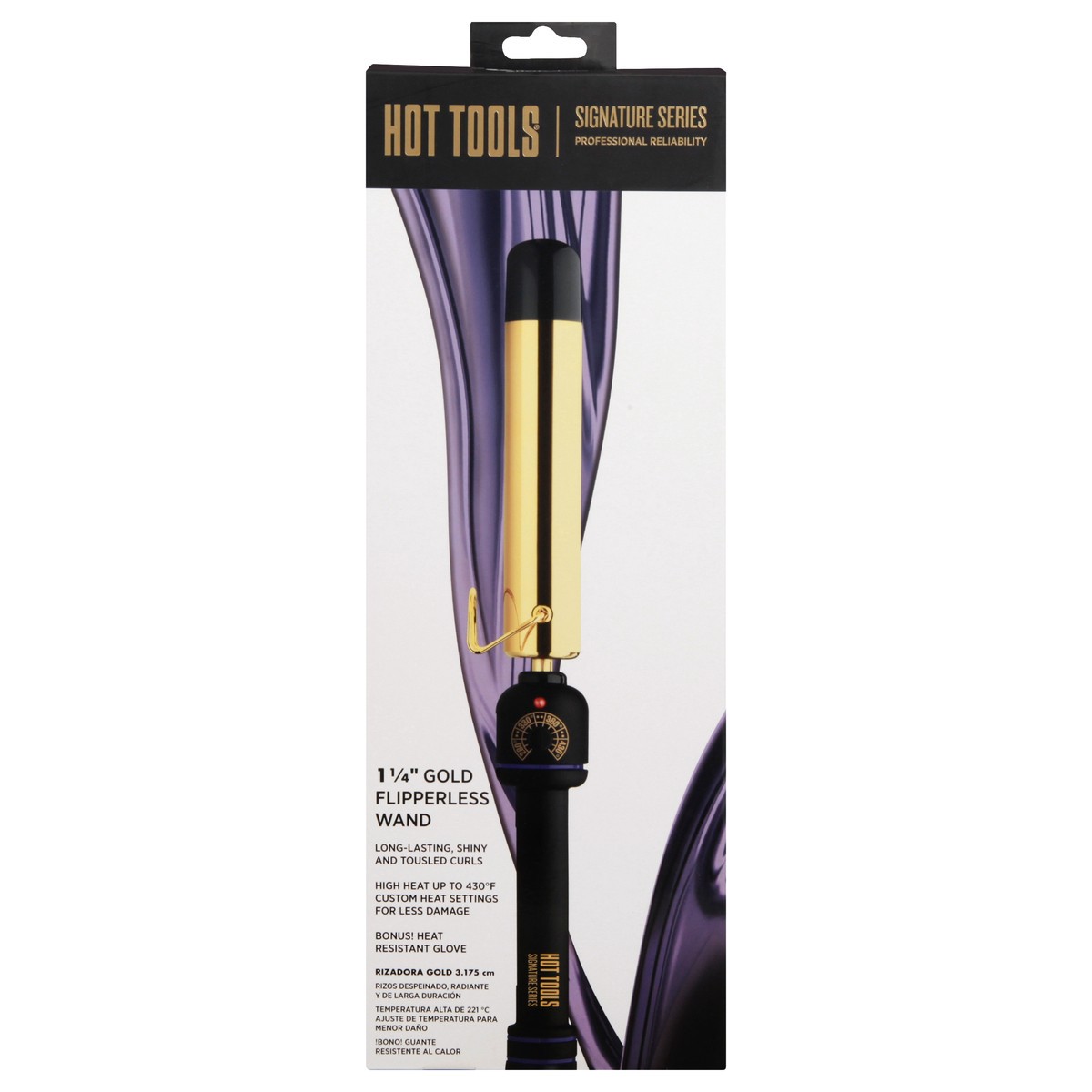 slide 1 of 11, Hot Tools Signature Series Gold 1-1/4 Inch Flipperless Wand 1 ea, 1 ea