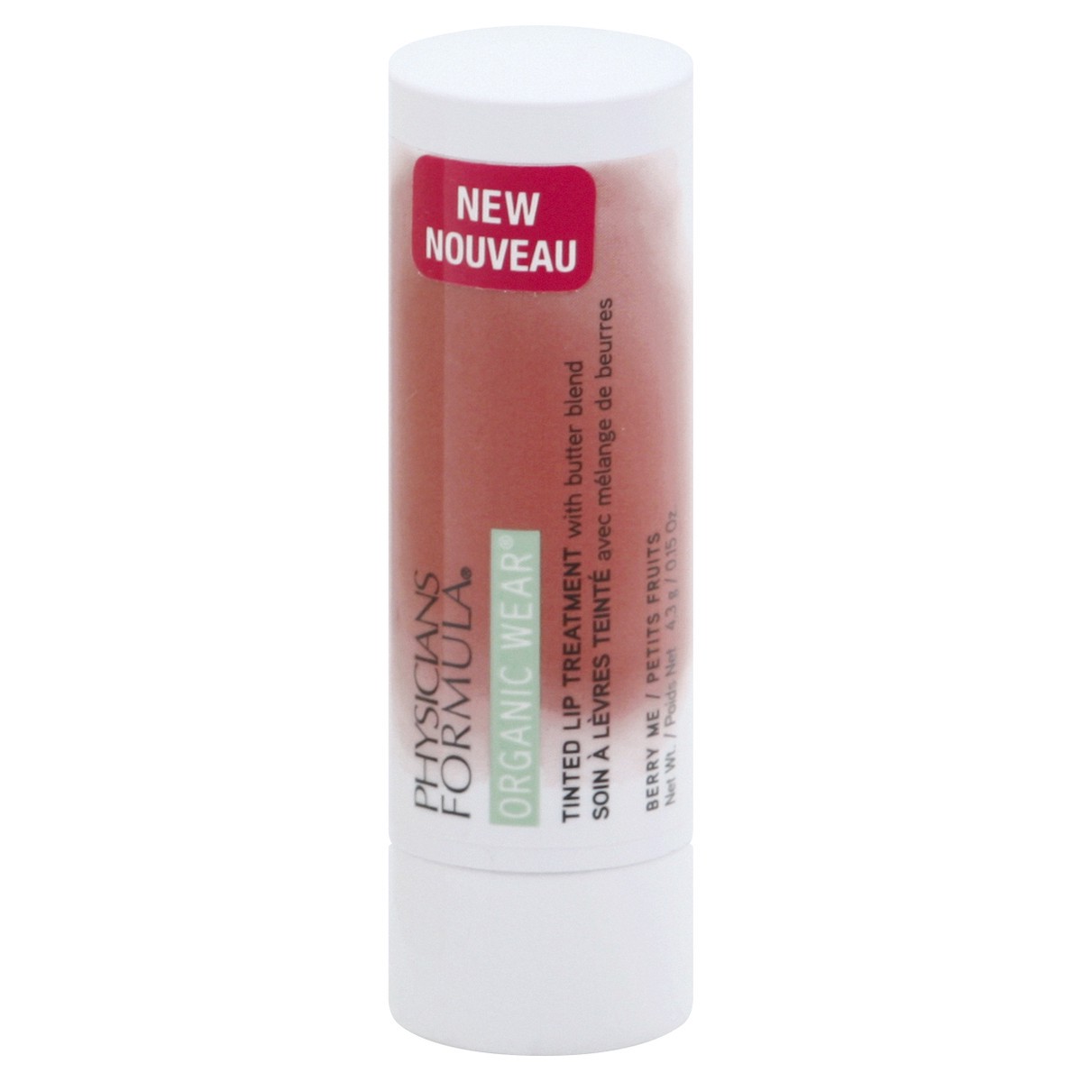 slide 8 of 12, Physicians Formula Organic Wear Berry Me PF11199 Tinted Lip Treatment 4.3 gr, 0.15 oz