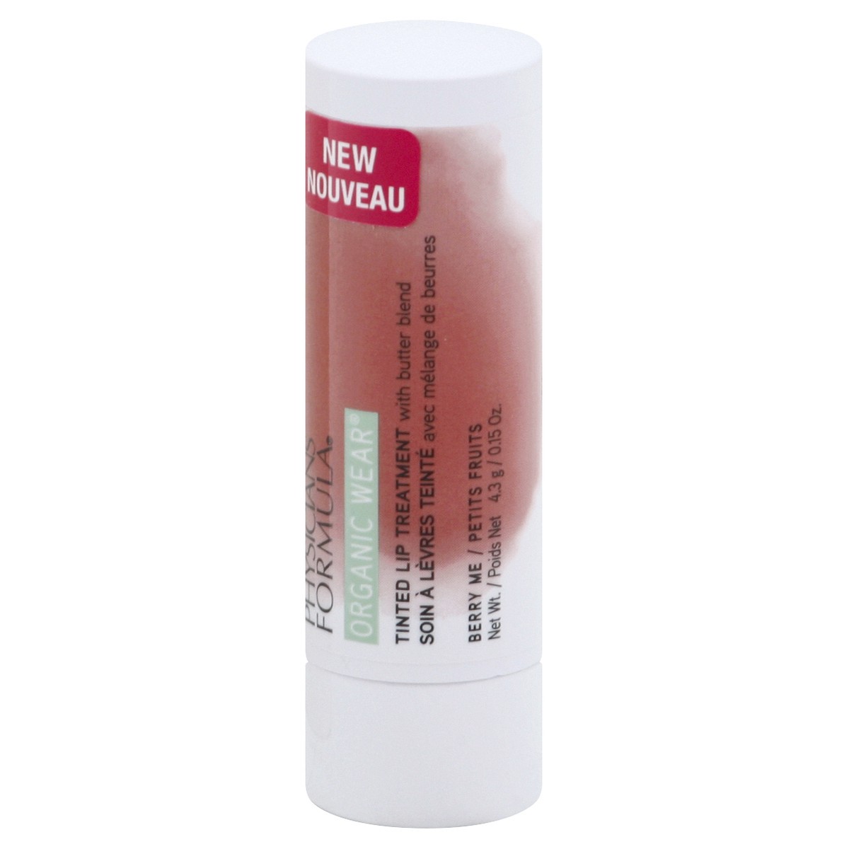 slide 5 of 12, Physicians Formula Organic Wear Berry Me PF11199 Tinted Lip Treatment 4.3 gr, 0.15 oz