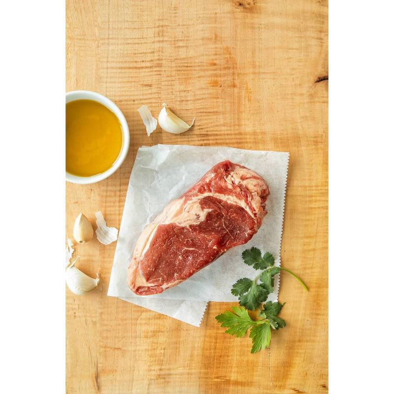 slide 4 of 4, Verde Organic Strip Steak Beef 10 oz, 10 oz