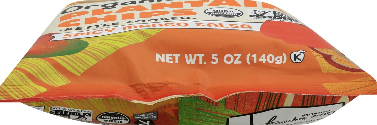 slide 5 of 12, Barnana Organic Kettle Cooked Spicy Mango Salsa Plantain Chips 5 oz, 5 oz