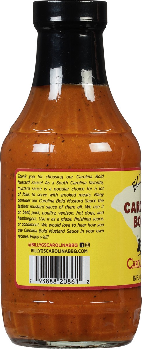 slide 3 of 9, Billy G's Carolina Bold Carolina BBQ Mustard Sauce - 16 fl oz, 16 fl oz