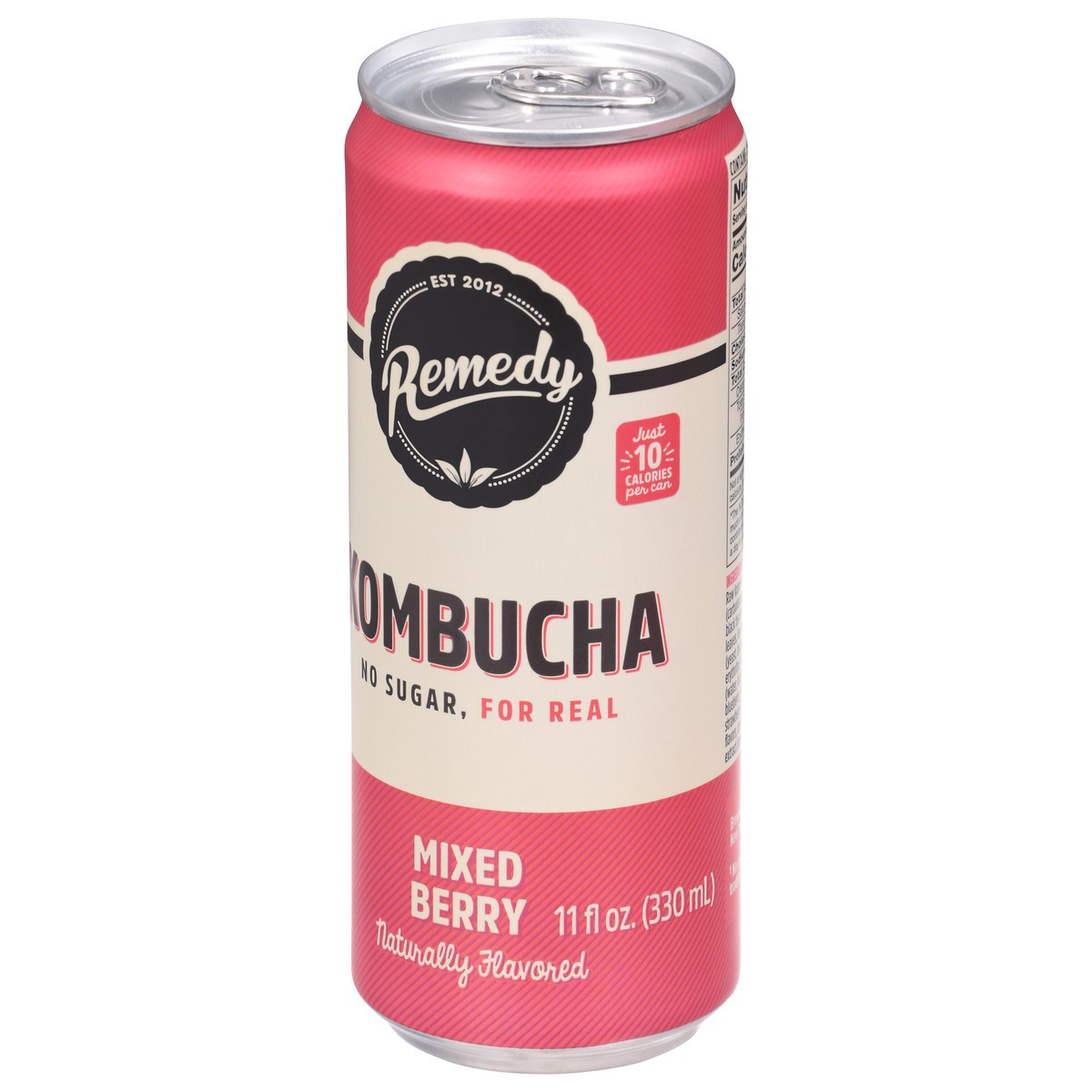 slide 10 of 12, Remedy Organic No Sugar Mixed Berry Kombucha 11 fl oz, 11 fl oz