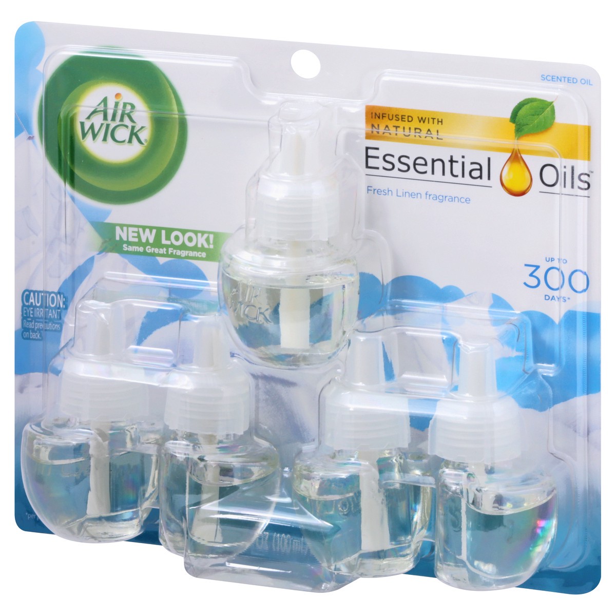 slide 8 of 9, Air Wick Essential Oils Fresh Linen Fragrance Scented Oil Refills 5 ea, 5 ct