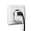 slide 2 of 9, Travel Smart Adapter Plug with USB EU, 1 ct