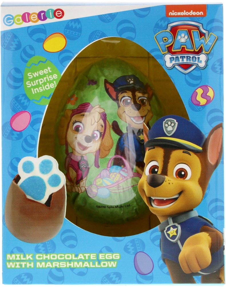 slide 1 of 1, Galerie Paw Patrol Milk Chocolate Egg With Marshmallow, 2.12 oz