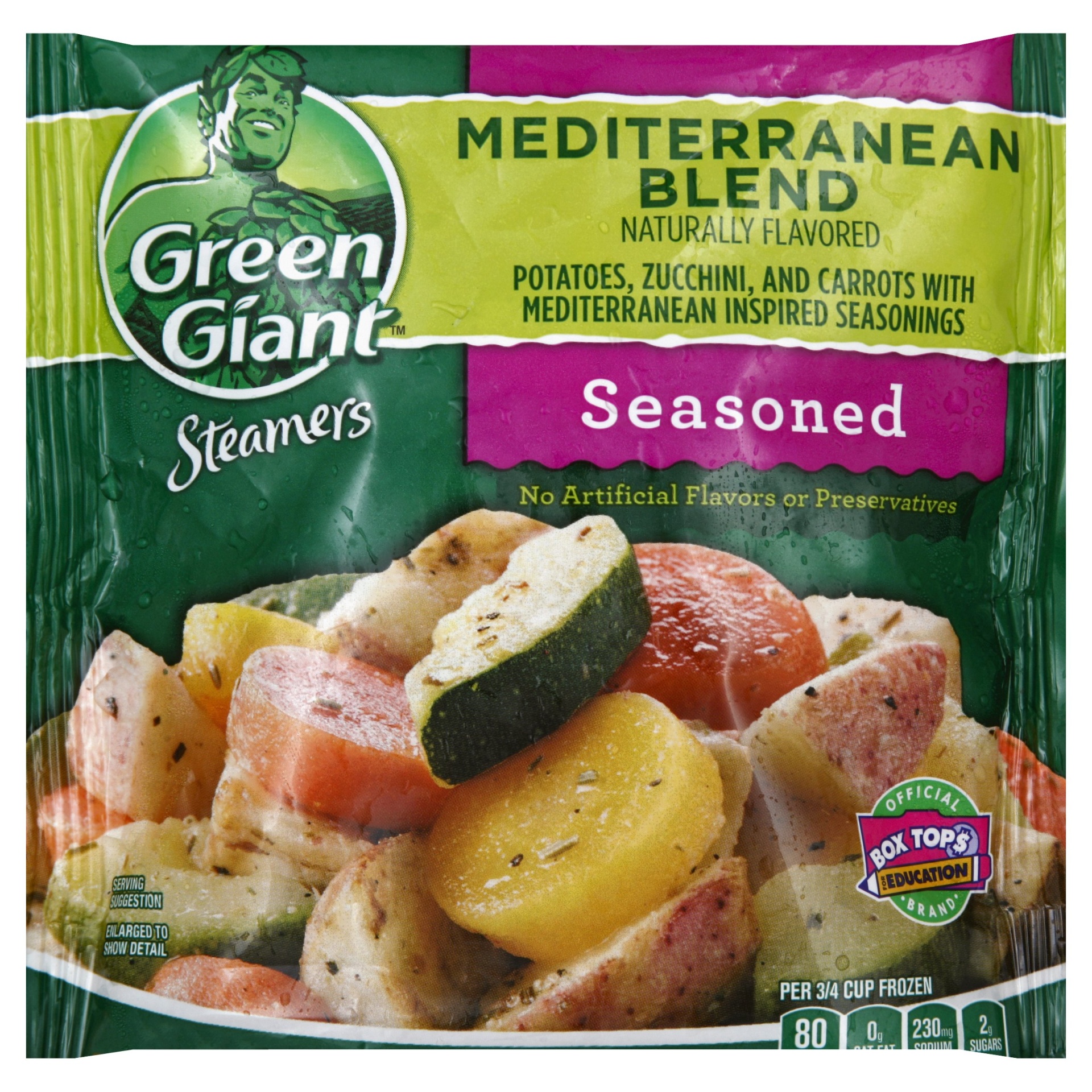 slide 1 of 4, Green Giant Steamers Seasoned Mediterranean Blend Vegetables, 11 oz