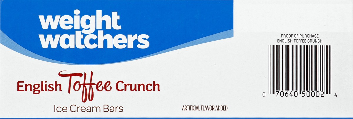 slide 2 of 4, Weight Watchers English Toffee Crunch Ice Cream Bars, 12 ct