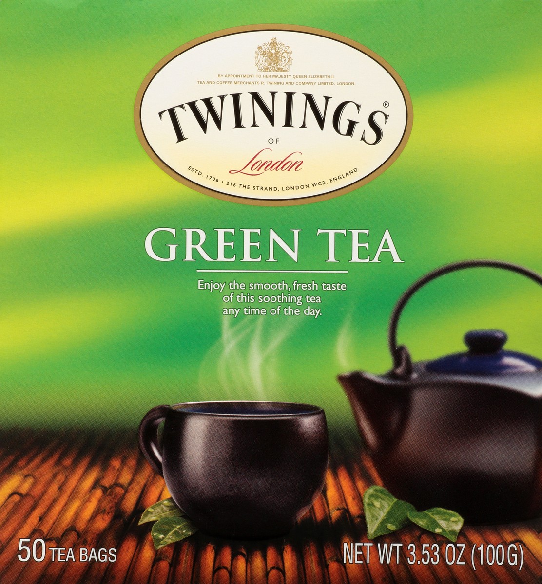 slide 6 of 9, Twinings Pure Green Tea Value Pack 50 Bags - 50 ct, 50 ct