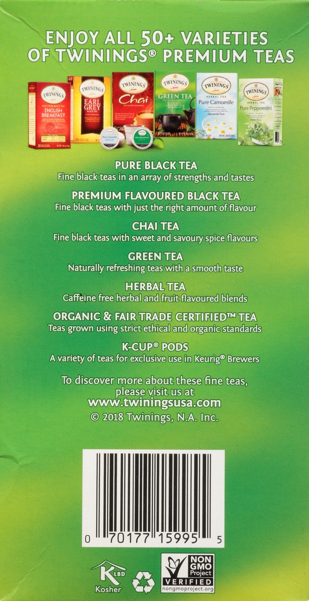 slide 5 of 9, Twinings Pure Green Tea Value Pack 50 Bags - 50 ct, 50 ct