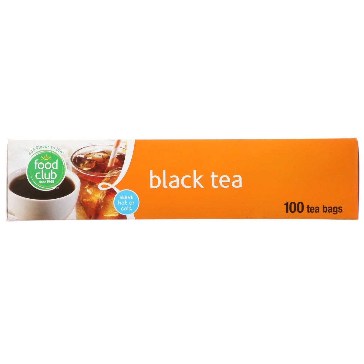 slide 6 of 8, Food Club Black Tea, Orange Pekoe & Pekoe Cut, Dual Flow Bags, 100 ct