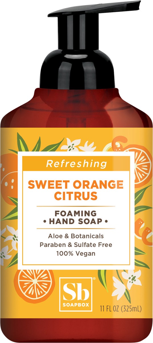 slide 3 of 3, Soapbox Foaming Orange Zest & Fennel Hand Soap 11 fl oz, 11 fl oz
