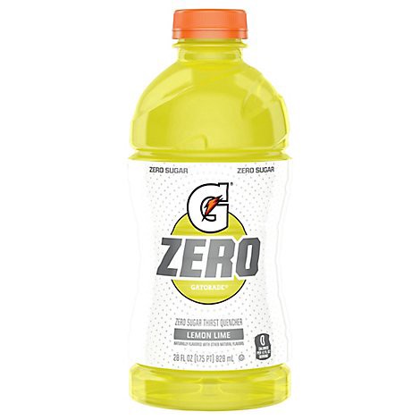 slide 1 of 1, Gatorade G Zero Lem Lm Zero Sgr Thirst Quencher Plastic Bottle - 28 Fl. Oz., 28 fl oz