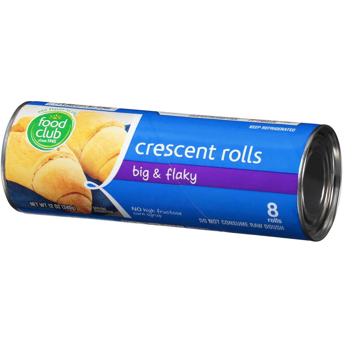 slide 6 of 9, Food Club Big & Flaky Crescent Rolls, 12 oz