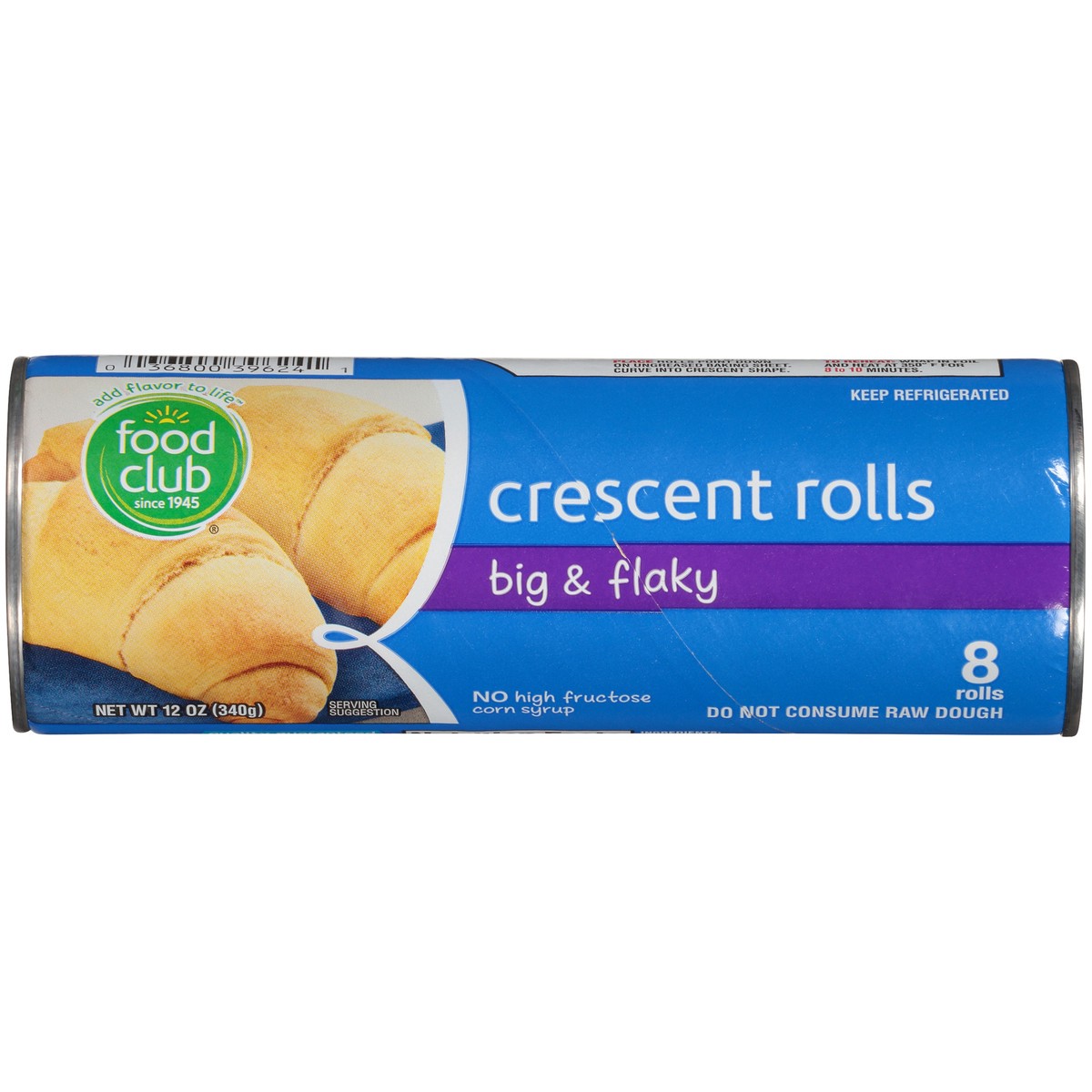 slide 4 of 9, Food Club Big & Flaky Crescent Rolls, 12 oz