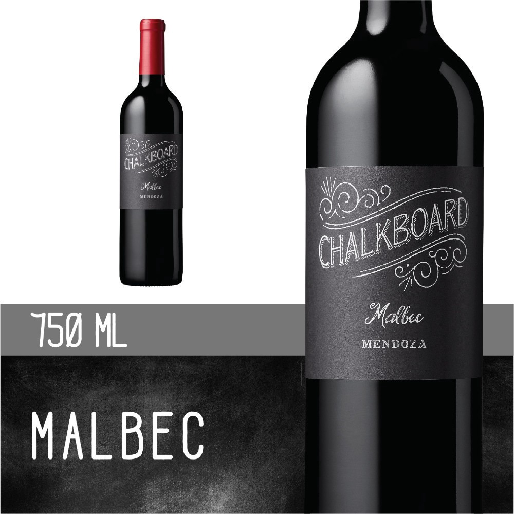 slide 1 of 6, Chalkboard Malbec, 750 ml