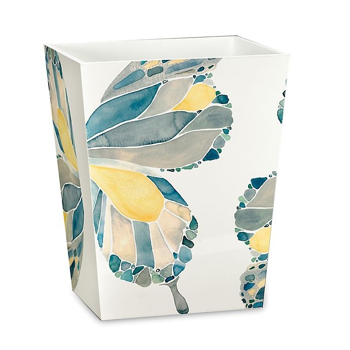 slide 1 of 1, Shell Rummel Butterfly Wastebasket - Yellow, 1 ct