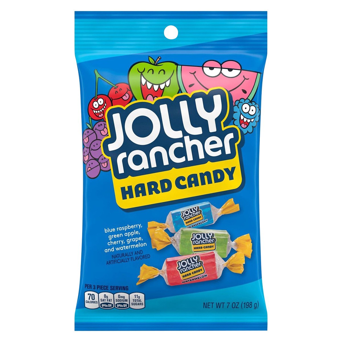 slide 1 of 7, Jolly Rancher Original Fruit Flavored Hard Candy Bag, 7 oz, 