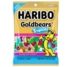 Haribo Tropical Bear Gummi Candy