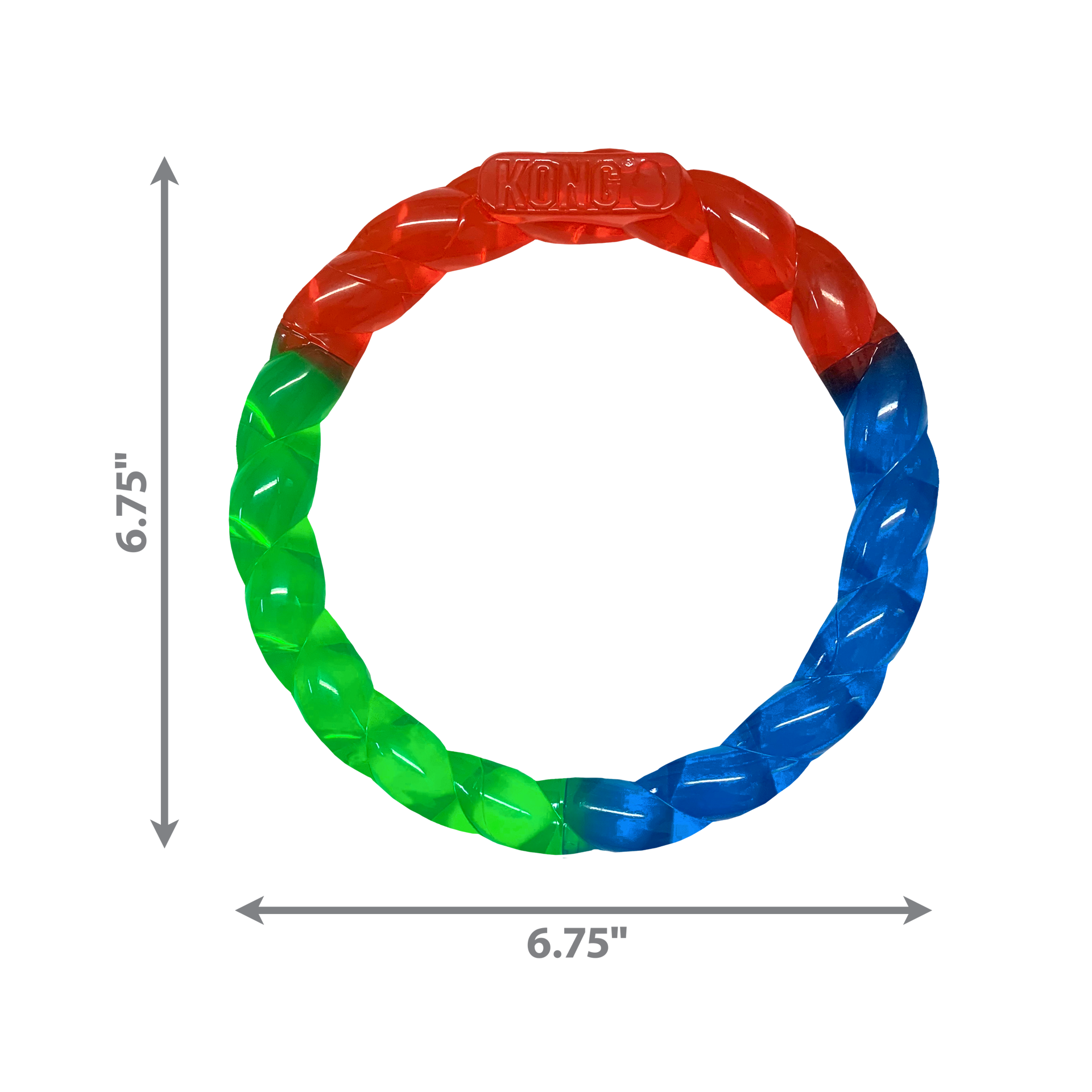 slide 3 of 4, KONG Twistz Ring 1 ea, 1 ct