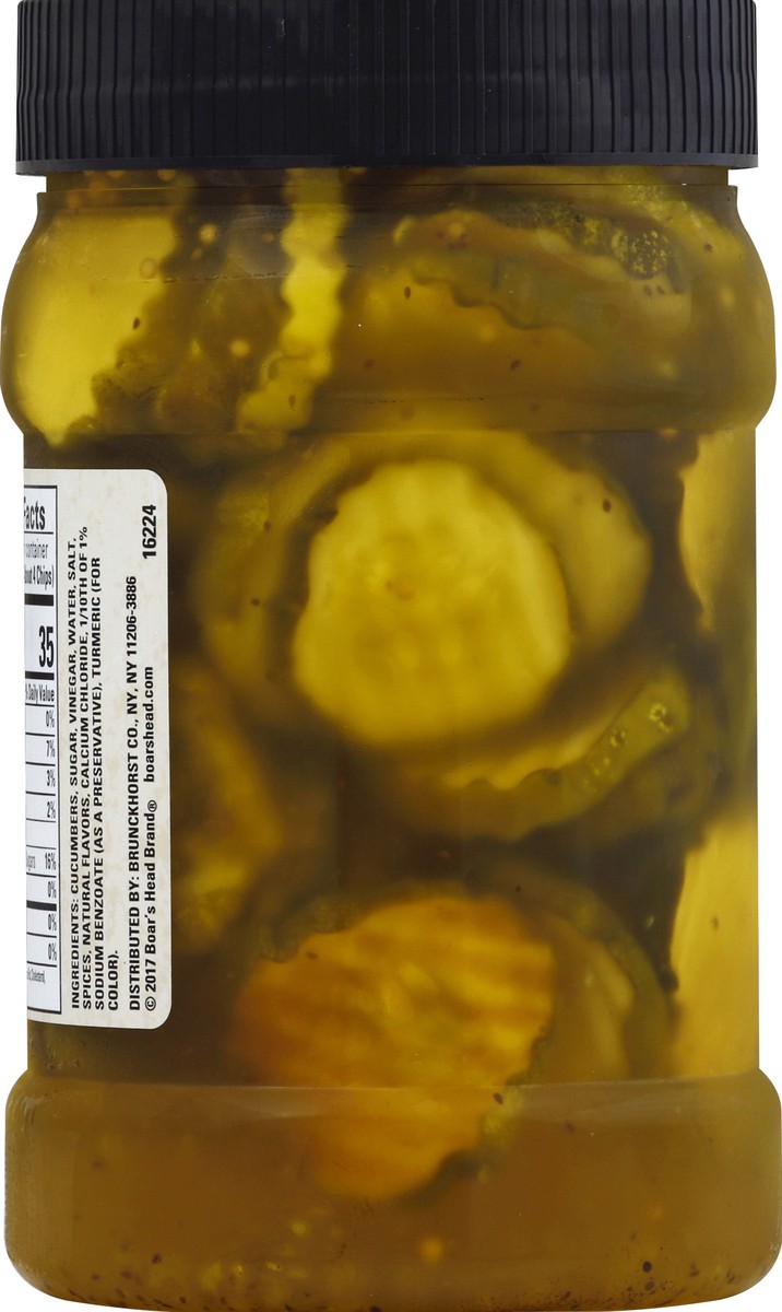 slide 4 of 7, Boar's Head Bread & Butter Pickle Chips, 26 fl oz