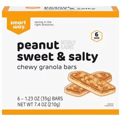 Smart Way Peanut Sweet & Salty Granola Bar - 6 ct