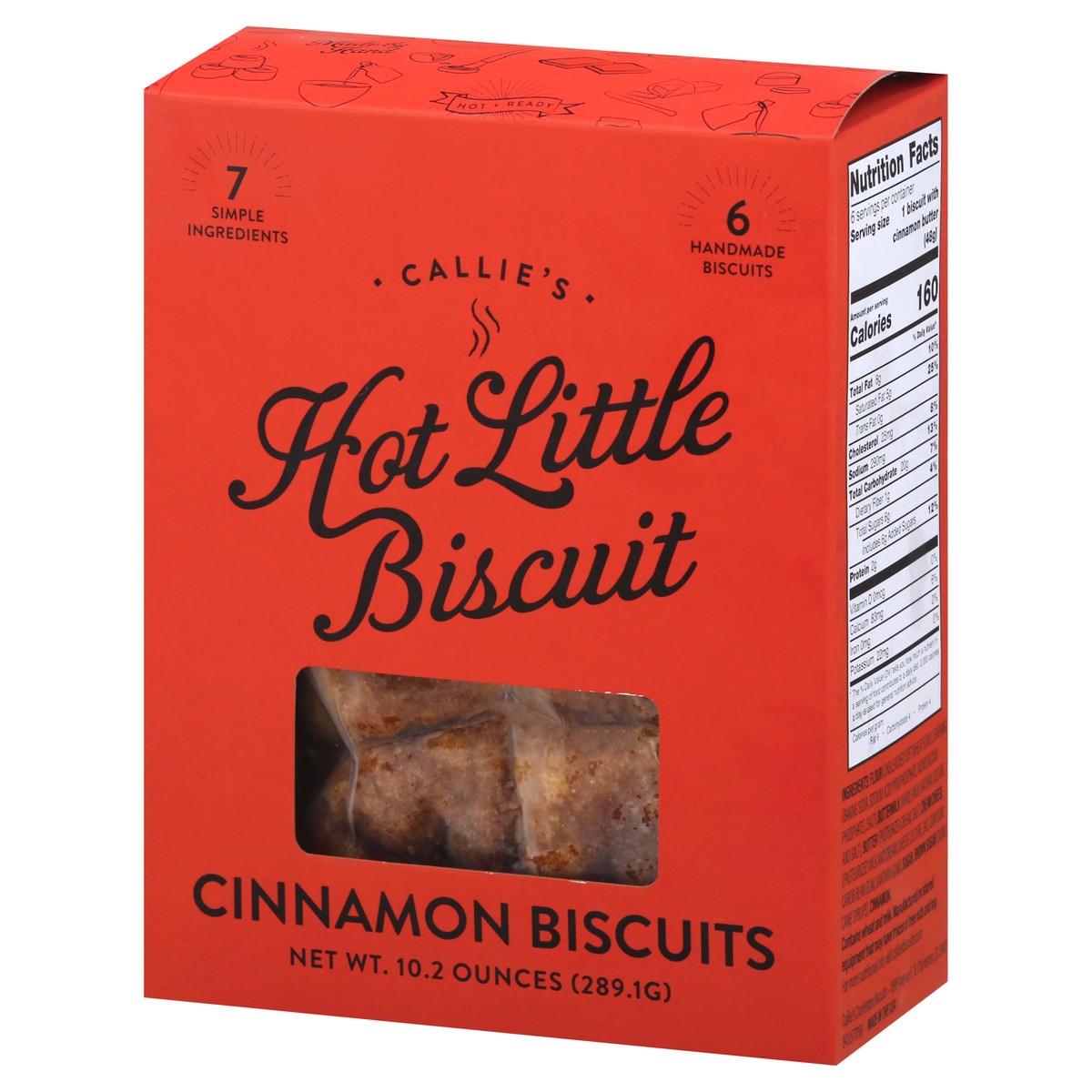 slide 4 of 13, Callie's Hot Little Cinnamon Biscuits 6 ea, 6 ct