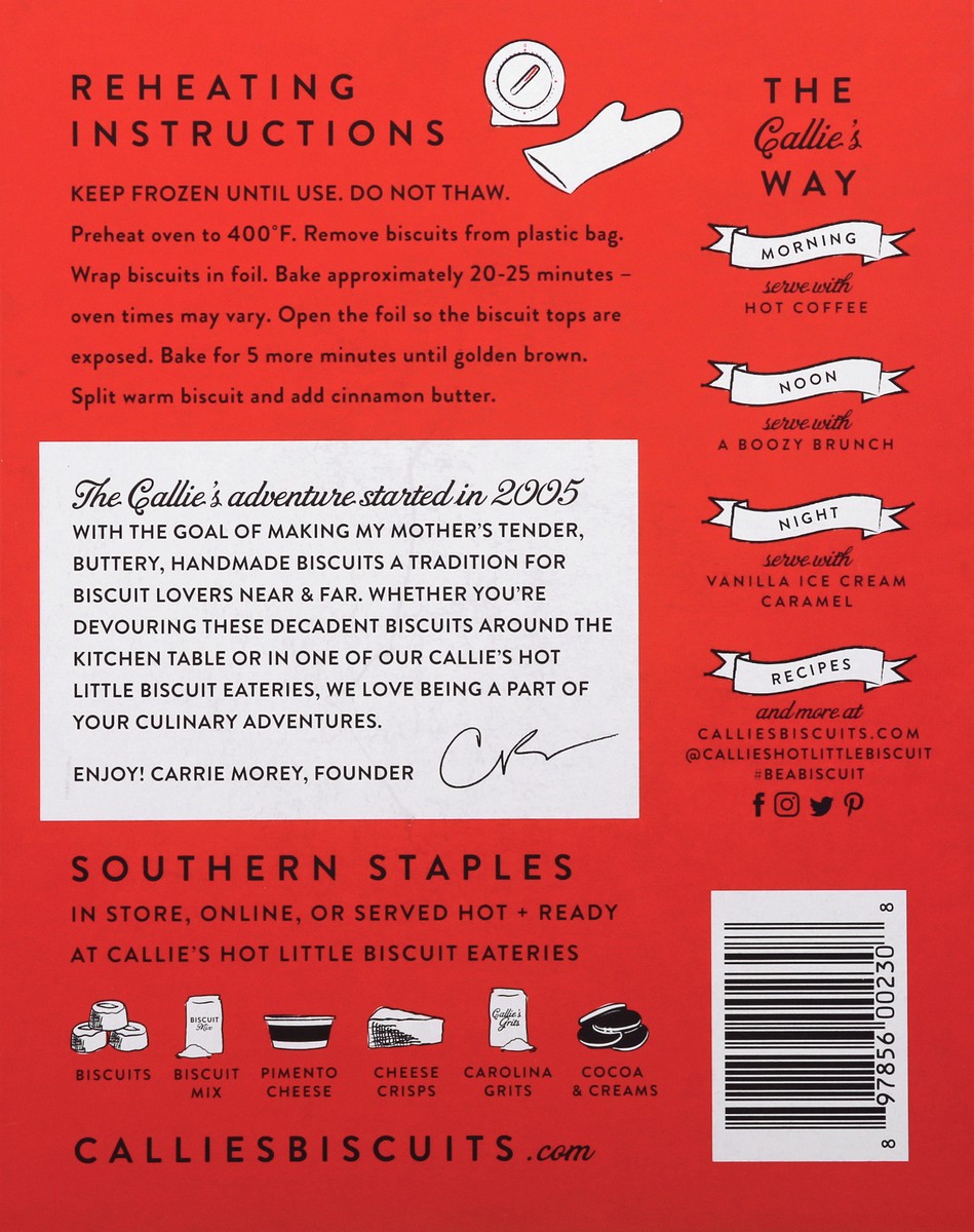 slide 8 of 13, Callie's Hot Little Cinnamon Biscuits 6 ea, 6 ct