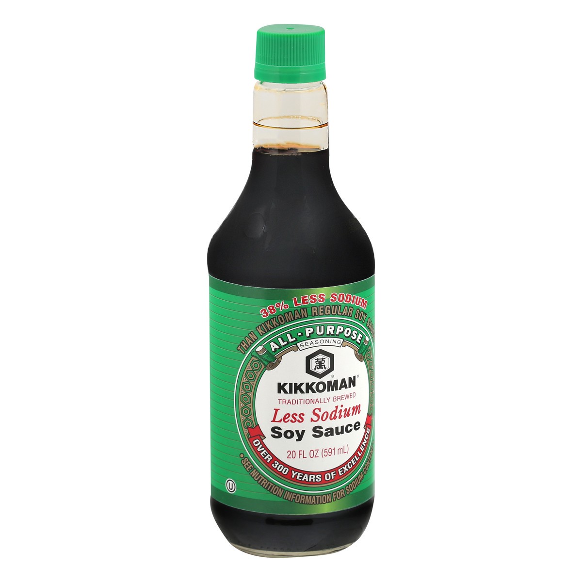 slide 5 of 11, Kikkoman Less Sodium Soy Sauce 20 fl oz, 20 oz