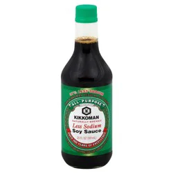 Kikkoman 38% Less Sodium Soy Sauce 20 fl oz