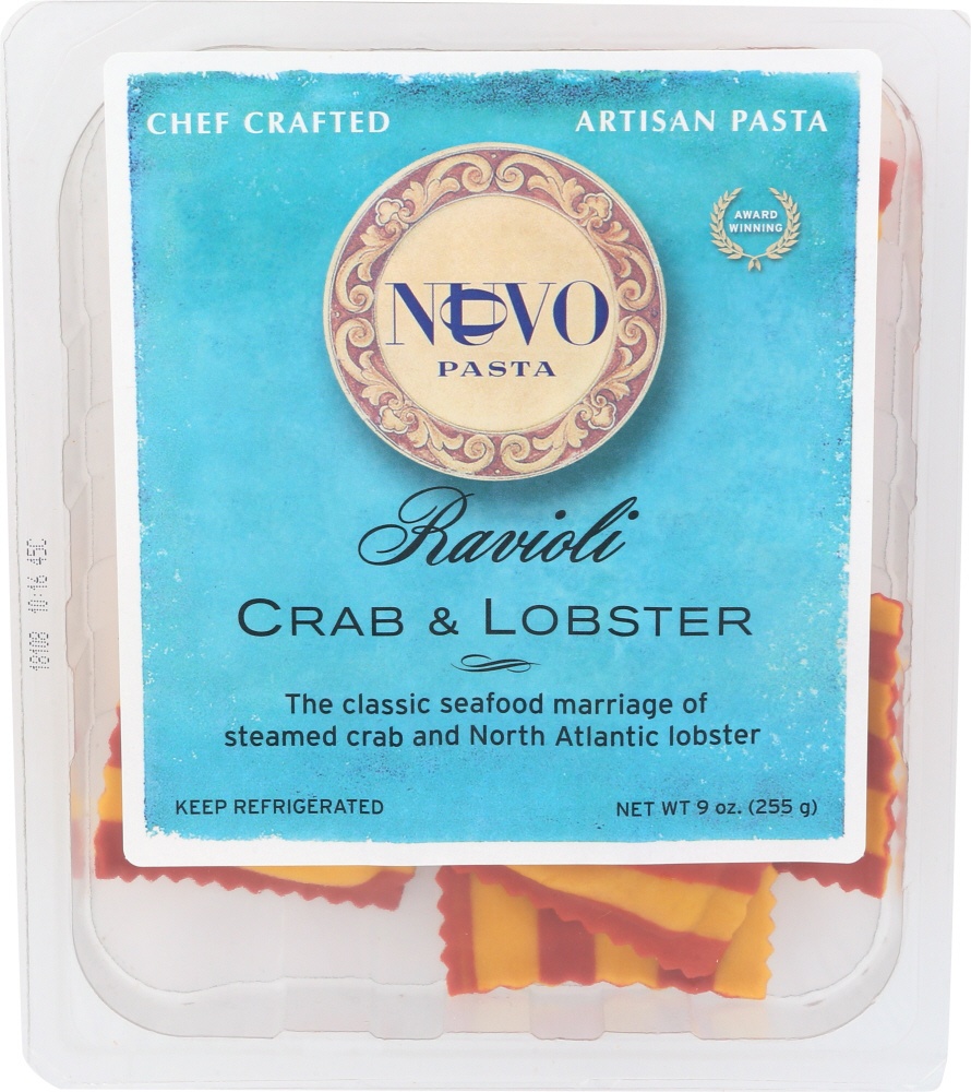 slide 1 of 1, Nuovo Crab And Lobster Ravioli, 9 oz