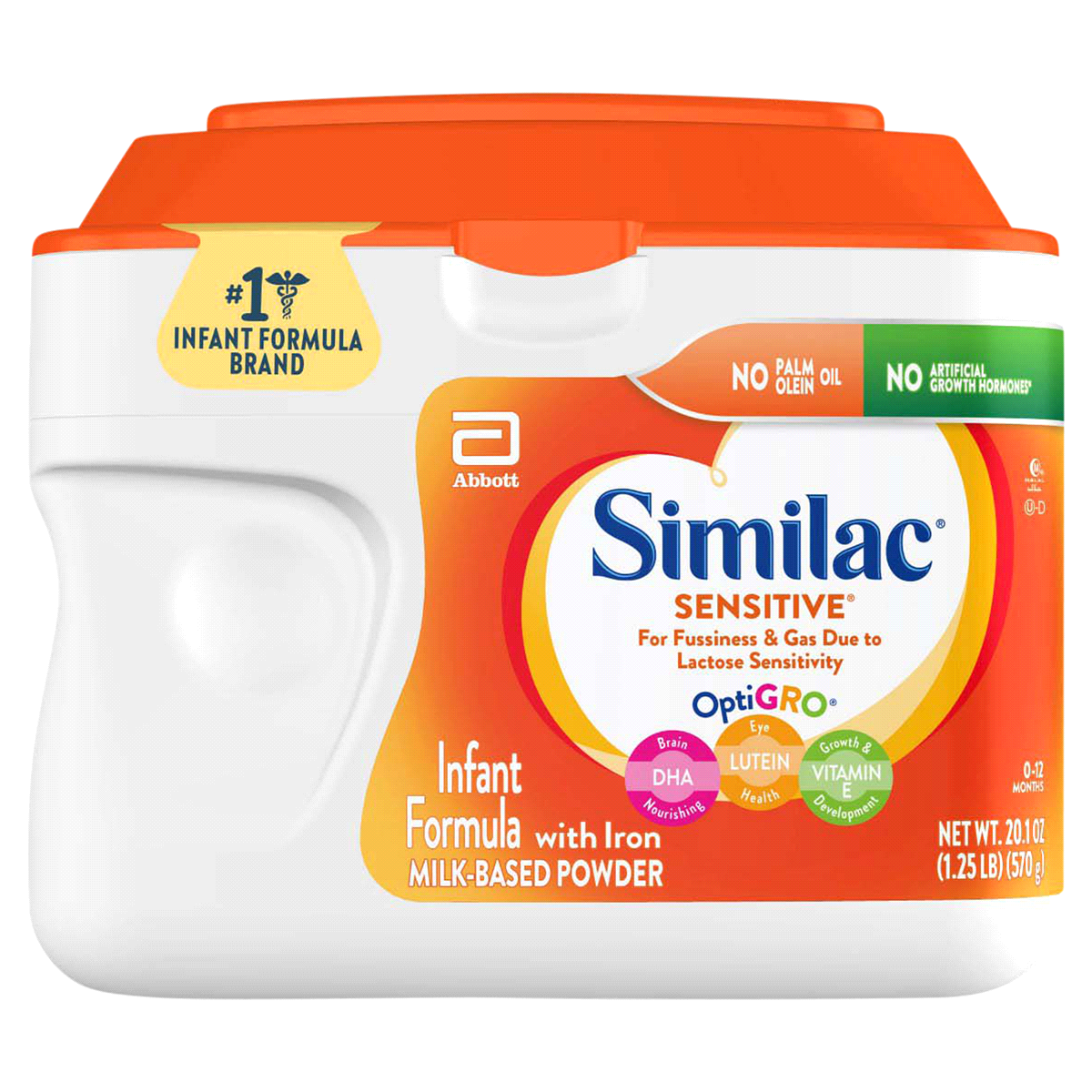 slide 1 of 1, Similac Sensitive Powder, 20.1 oz