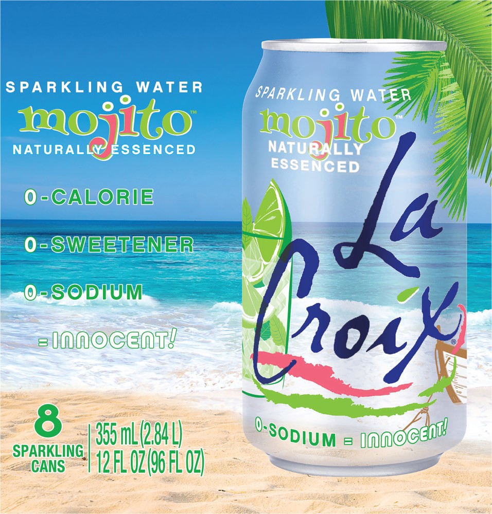 slide 4 of 4, La Croix Mojito - 8 ct, 8 ct; 12 oz
