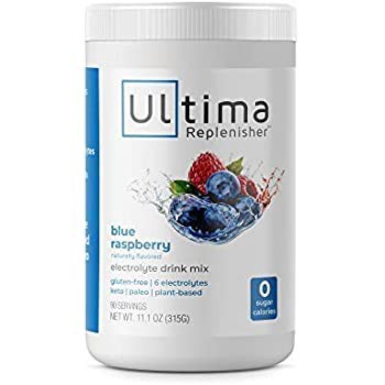 slide 1 of 1, Ultima Blue Raspberry Replenisher, 90 ct