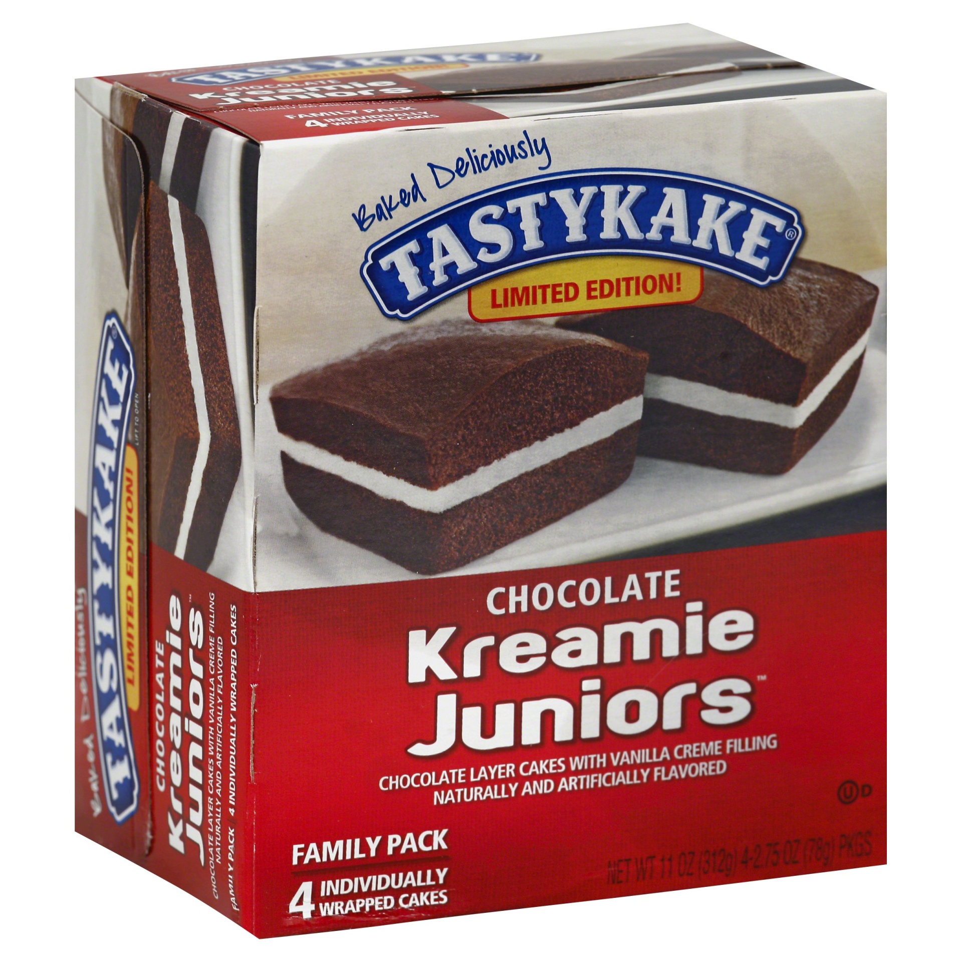 slide 1 of 8, Tastykake Chocolate Kreamie Juniors, 11 oz