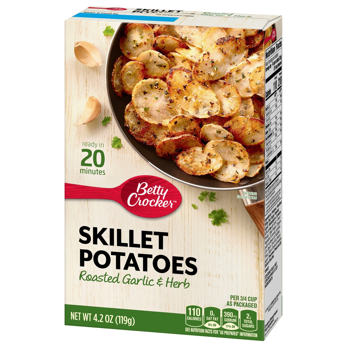 slide 8 of 14, Betty Crocker Skillet Potatoes, Roasted Garlic & Herb, 4.2 oz, 4.2 oz