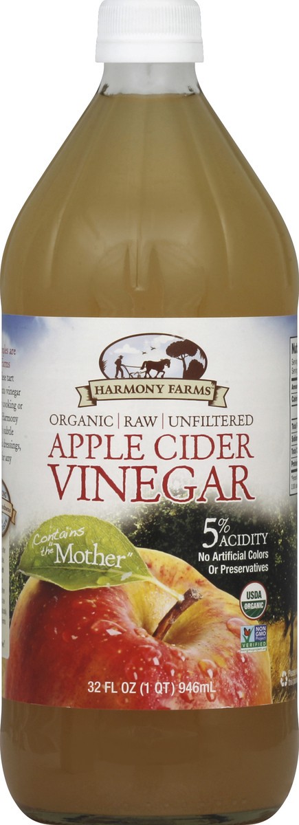 slide 2 of 2, Harmony Farms Apple Cider Vinegar 32 oz, 32 fl oz