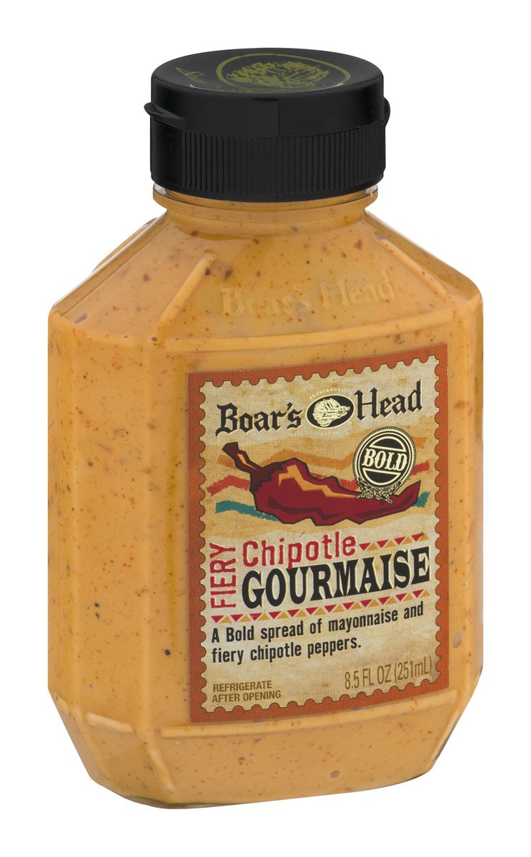 slide 6 of 9, Boar's Head Bold Fiery Chipotle Gourmaise, 8.5 oz