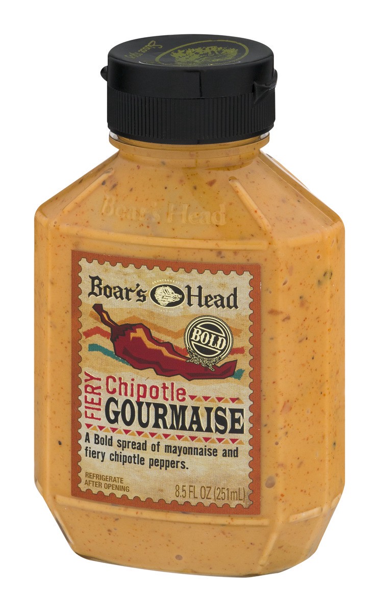 slide 8 of 9, Boar's Head Bold Fiery Chipotle Gourmaise, 8.5 oz