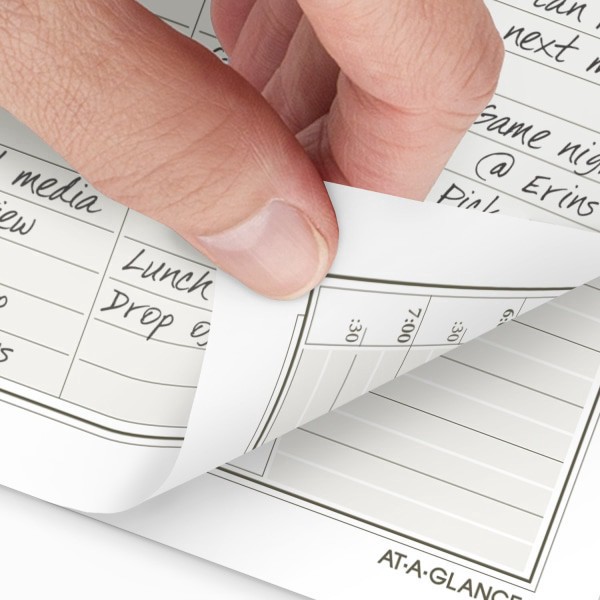 slide 5 of 5, AT-A-GLANCE® 2026 Column Style Weekly Monthly Planner Refill, Loose-Leaf, Desk Size, 5 1/2"" x 8 1/2"", 1 ct