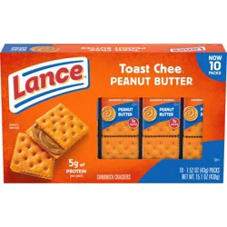 Lance ToastChee Peanut Butter Sandwich Crackers