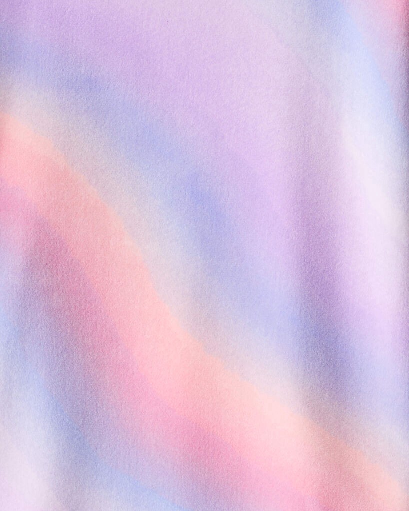 slide 2 of 2, Carter's Carters Girls Velour Long-Sleeve Snug Fit 2-Piece Pajamas - Purple/Ombre Purple 8, 2 pc