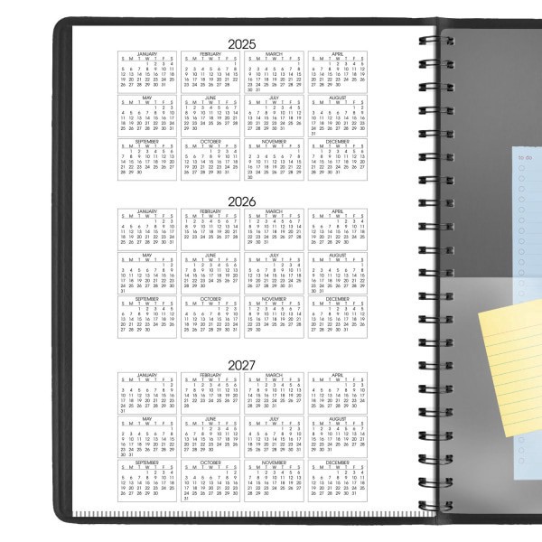 slide 5 of 8, AT-A-GLANCE® 2026 Four Person Daily Appointment Book, Black, Large, 8"" x 11"", 1 ct